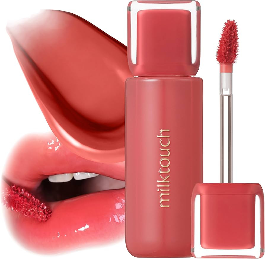 MILKTOUCH Jelly Fit Lip Tint (05 Apple Pom) with Cooling Plumping Effect and Water-Based Non-Stic... | Amazon (US)
