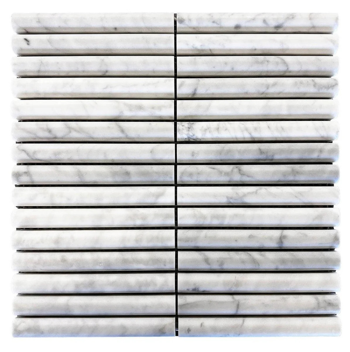 True Carrara Arc Fluted | Tile Club