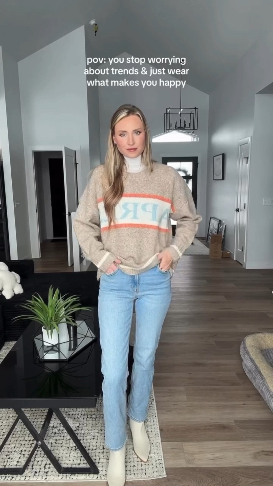 When comfort meets confidence 🤍 Simple everyday winter outfit that feels good and works for real life.


5’9 size 4 all true to size 
sweater: small
turtleneck: xs
jeans: 27 

#WinterOutfit
#CasualWinterStyle
#EverydayOutfit
#CozyStyle
#OutfitInspo


#LTKdayinmylife #LTKootd #LTKSeasonal