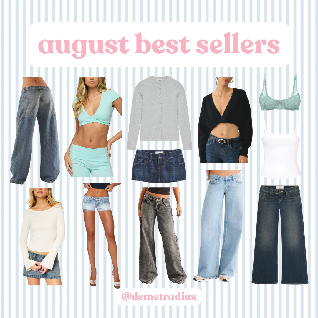august best sellers !!!🩵⭐️🫧 

 #LTKgrwm #LTKootd #LTKSeasonal