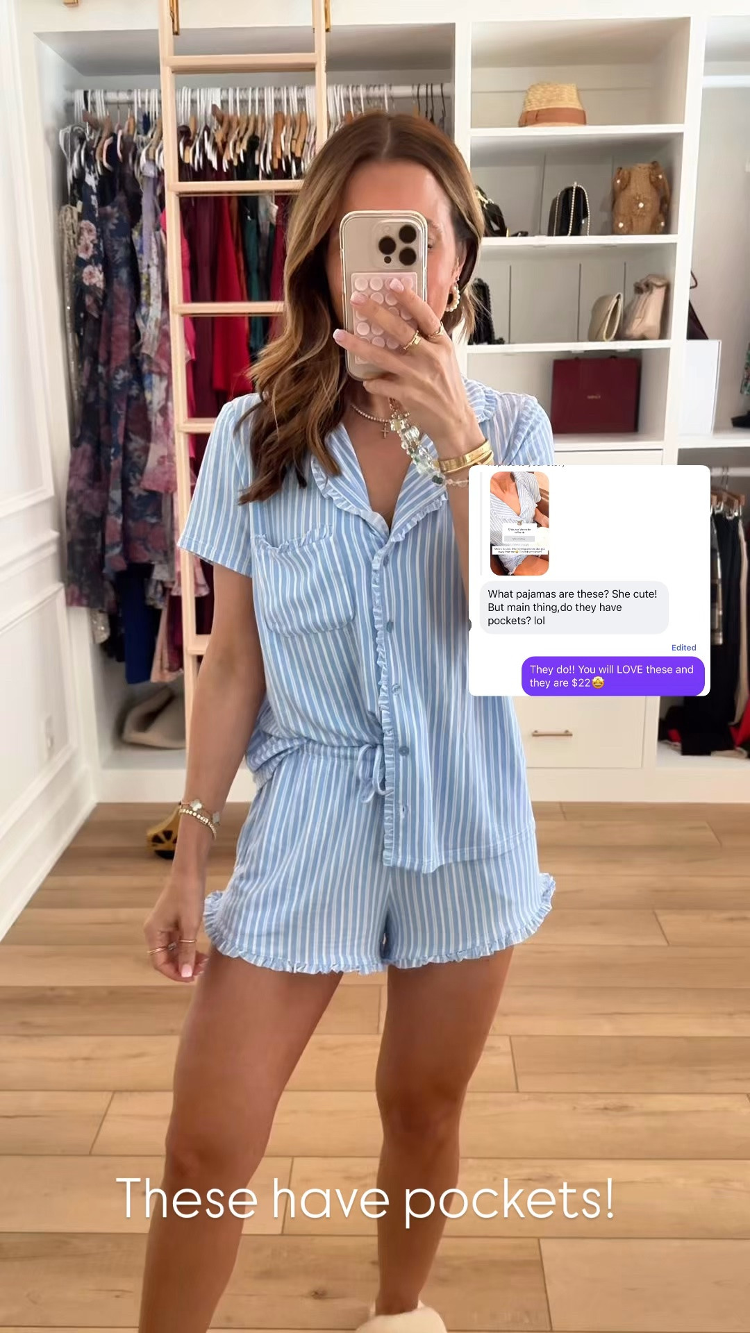 New $22 pajama sets from Walmart. Shorts have pockets + functional buttons on top. Very stretchy waist. Wearing XS. Matching pajama sets.

#LTKootd #LTKgrwm #LTKmorningroutine