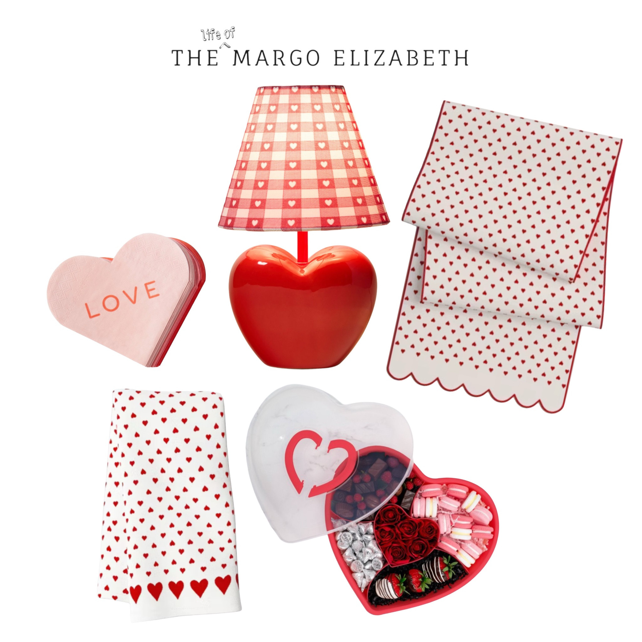 Love is in the air heart ♥️🥰

Valentine’s Day is such a sweet simple season between valentines, galentines and even a little self love, it’s a time to feel the love and appreciate those relationships important in your life ♥️

Linking some sweet finds to help you celebrate Valentine’s Day with small gestures like these heart shaped napkins (perfect for a valentine / galentine party!) to bigger acts of love like this heart lamp with the most adorable gingham lampshade to bring some cottage charm to your home. 

Heart printed hand towels, table runners and heart shaped bento boxes are all super affordable but super adorable ways to sprinkle in some “love” this season!

#LTKParties #LTKSeasonal #LTKHome