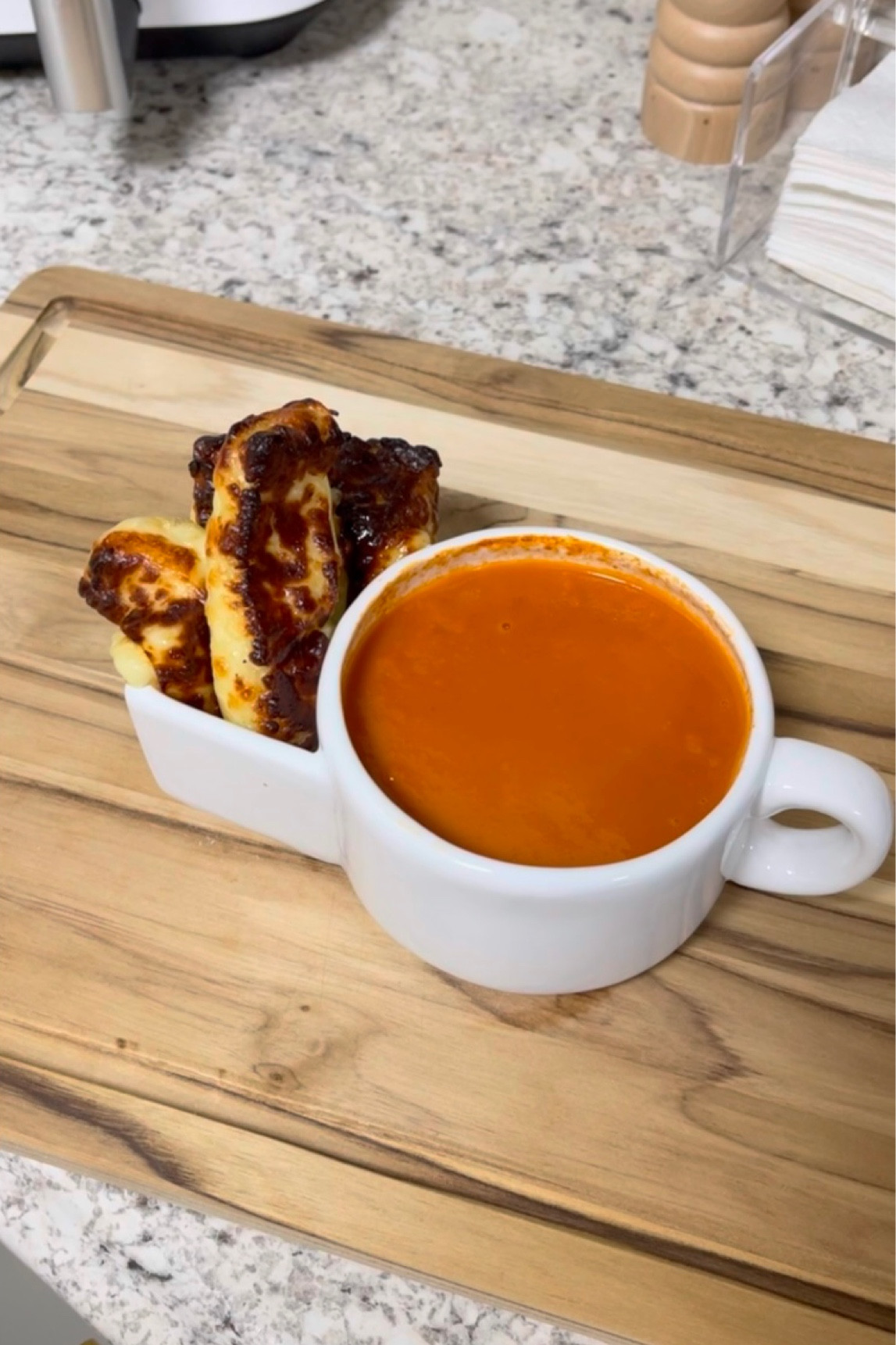 Soup and Cracker mug