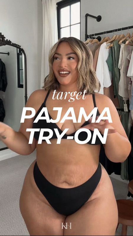 Target pajama try-on! Wearing a size large 

#LTKfindsunder50 #LTKmidsize