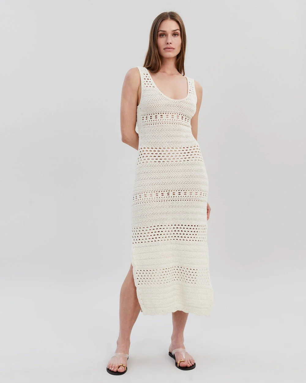 The Rhoda Dress in Brule | Solid & Striped