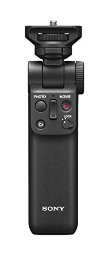 Sony Wireless Bluetooth Shooting Grip and Tripod for still and video, ideal for vlogging (GP-VPT2BT), Black, 3.38 x 3.13 x 8.5 inches | Amazon (US)