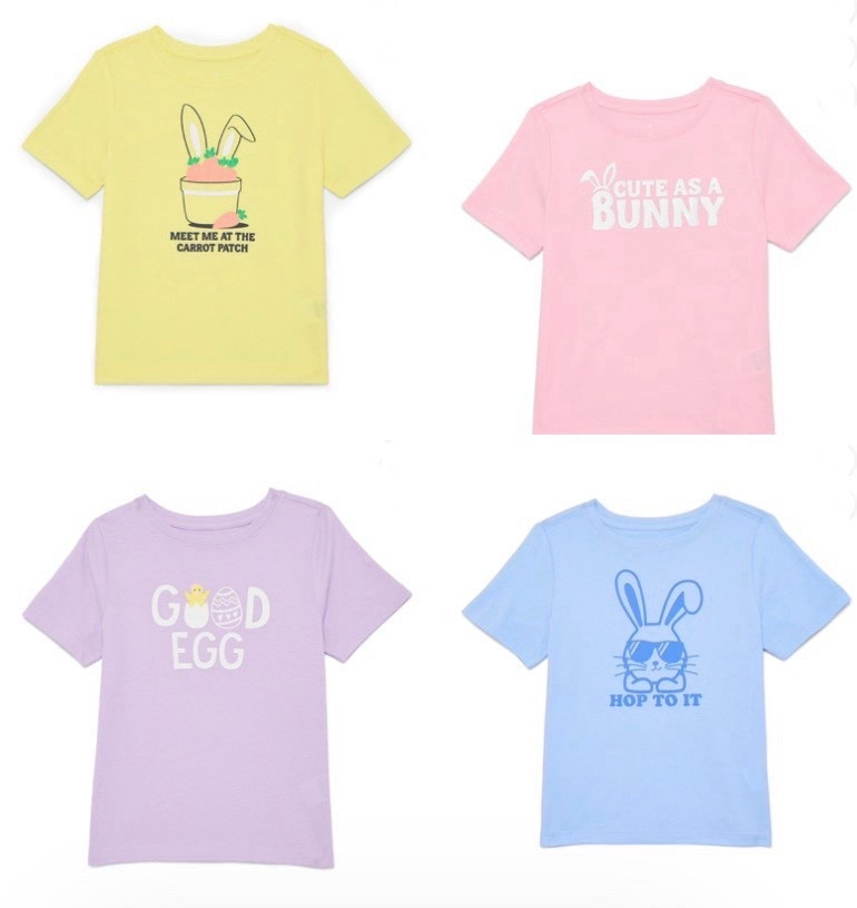 Cutest Easter shirts and only $3! Perfect for egg hunts and other egg-stra special fun 🐣 

#LTKmomlife #LTKSeasonal #LTKKids