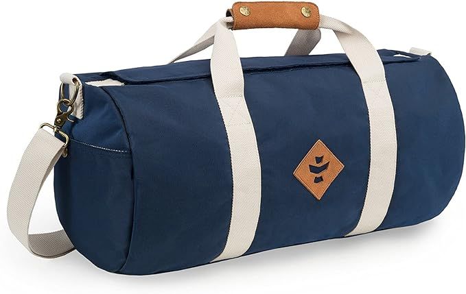 Revelry Supply The Overnighter - Smell Proof, Water Resistant, Lockable, Small Duffle Bag (Navy B... | Amazon (US)