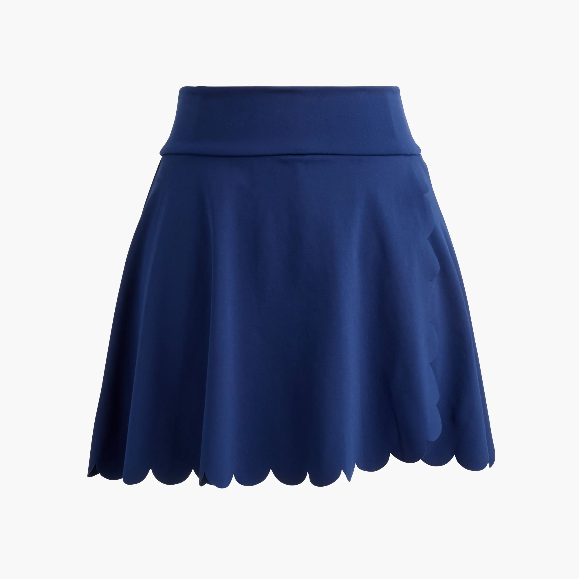 Scallop-trim active skort | J.Crew Factory
