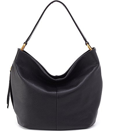 HOBO Harley Leather Slouchy Hobo Bag - Black | Dillard's