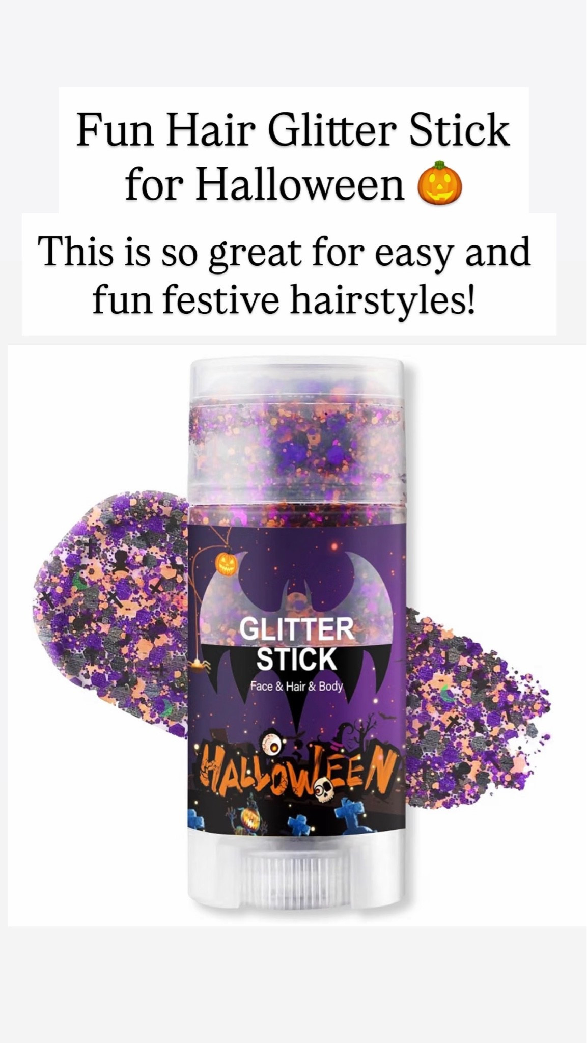 Fun Halloween Glitter Stick for Hairstyles

#LTKBeauty