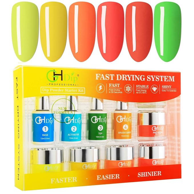Dip Powder Nail Kit Acrylic Dip Powder Kit G648(6X0.6oz) | Amazon (US)