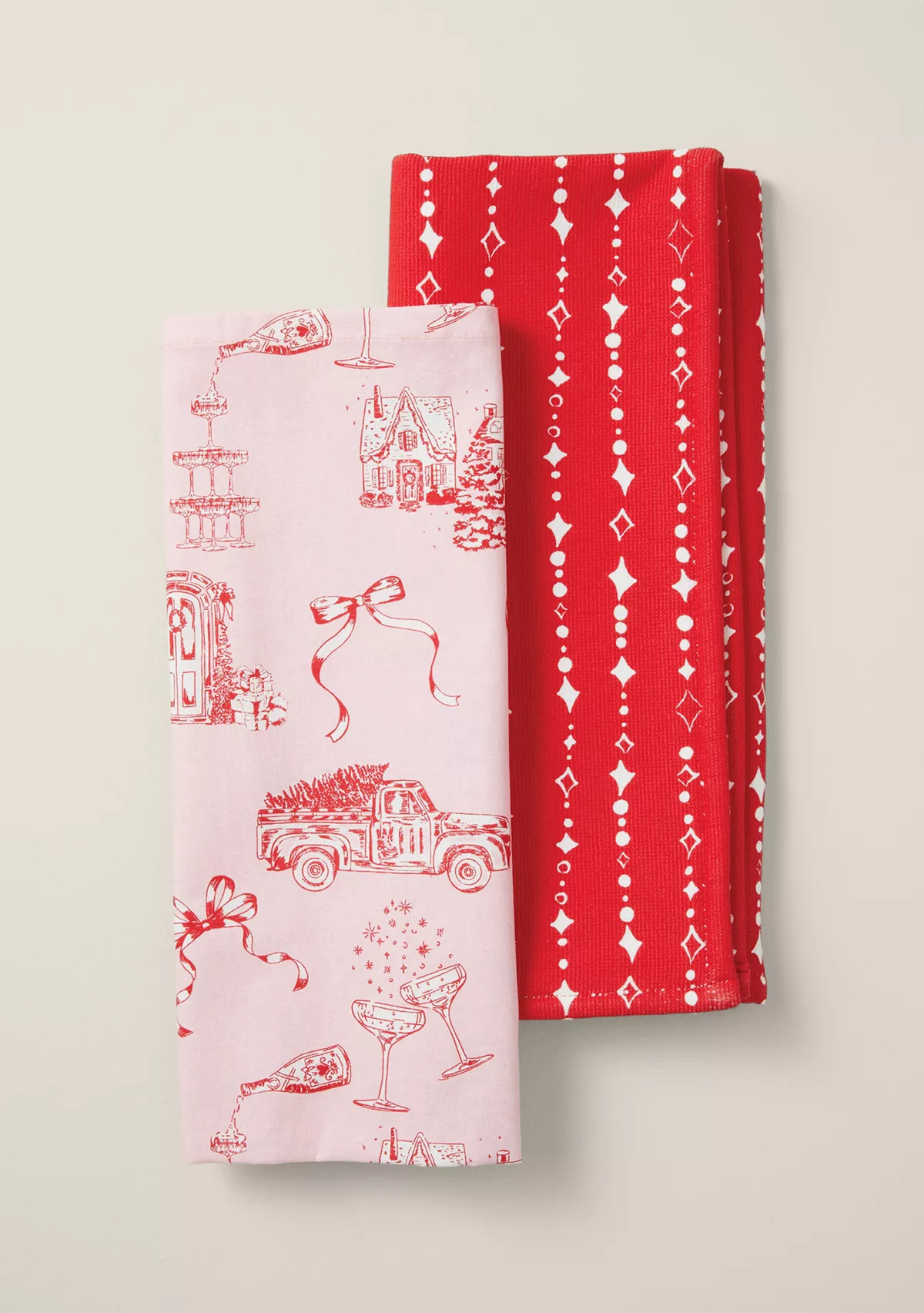 Sewing Down South x Crown & Ivy™ Sew Festive Tea Towels - 2 Pack | Belk