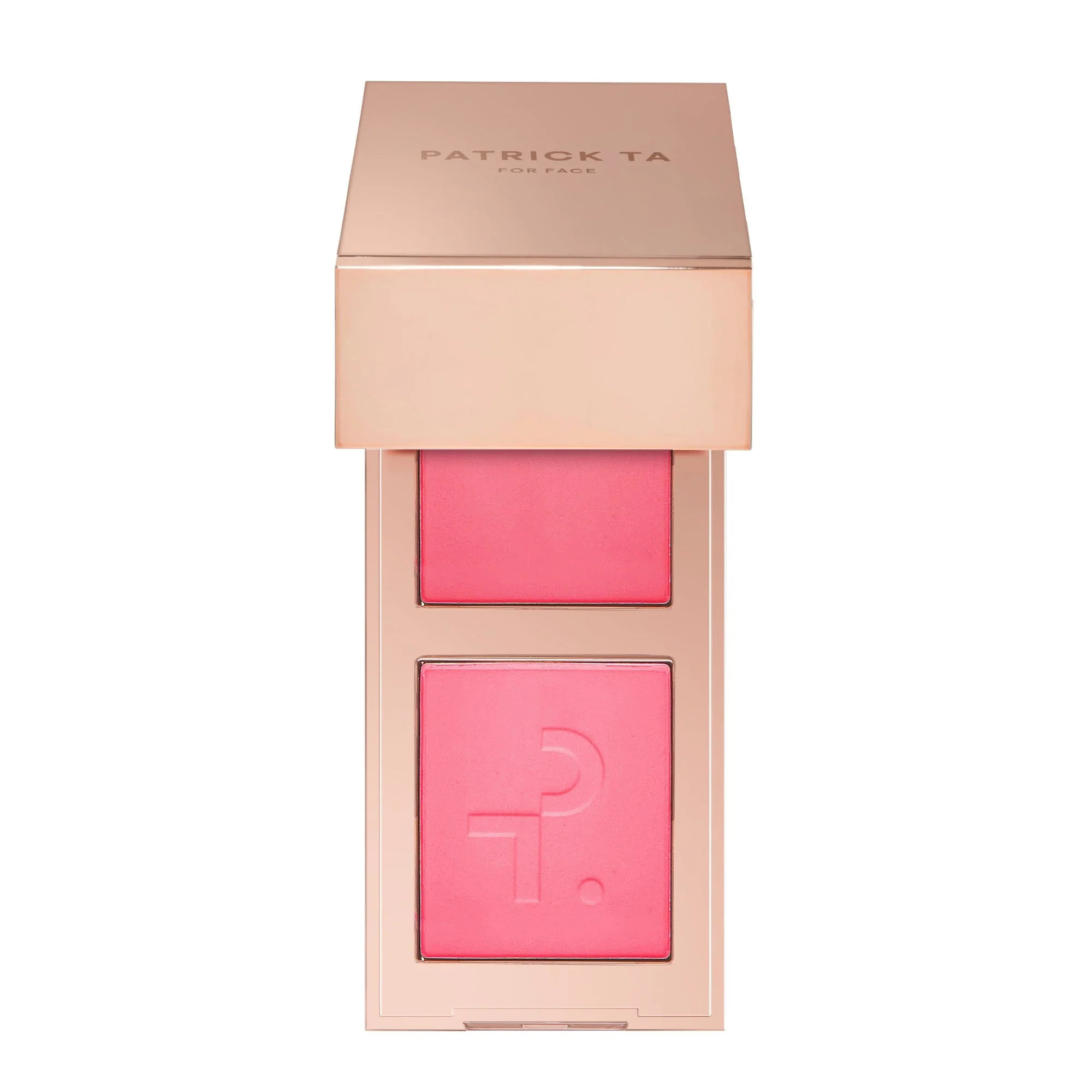 Mini Major Headlines Double-Take Crème & Powder Blush Duo - She's That Girl (Soft Pink) | Patrick Ta Beauty