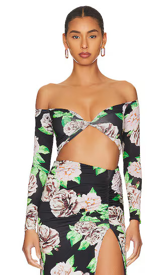 Ally Top in Night Rose | Revolve Clothing (Global)