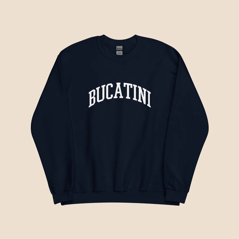 Bucatini Sweatshirt Italian Sweatshirt for Pasta Fans - Etsy | Etsy (US)