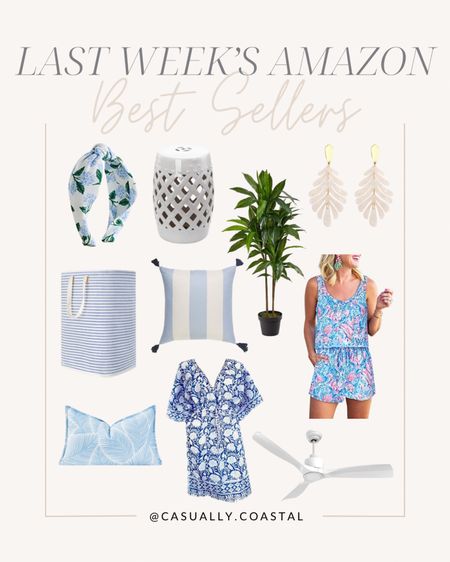 Last week's Amazon best sellers include a fun mix of home & summer fashion finds!
-
coastal home decor, coastal decor, white garden stool, garden stools under $100, outdoor garden stool, ceramic garden stool, nearly natural trees, fake trees, faux trees, indoor trees, amazon home decor, laundry basket, headbands, swim cover-up, rompers, lilly pulitzer look for less, resort wear, beach fashion, indoor/outdoor ceiling fans, white ceiling fans, modern ceiling fans, statement earrings, amazon earrings, summer accessories, indoor/outdoor pillows, blue and white pillows, serena & lily dupe pillows, designer look for less  

#LTKhome #LTKstyletip #LTKFind