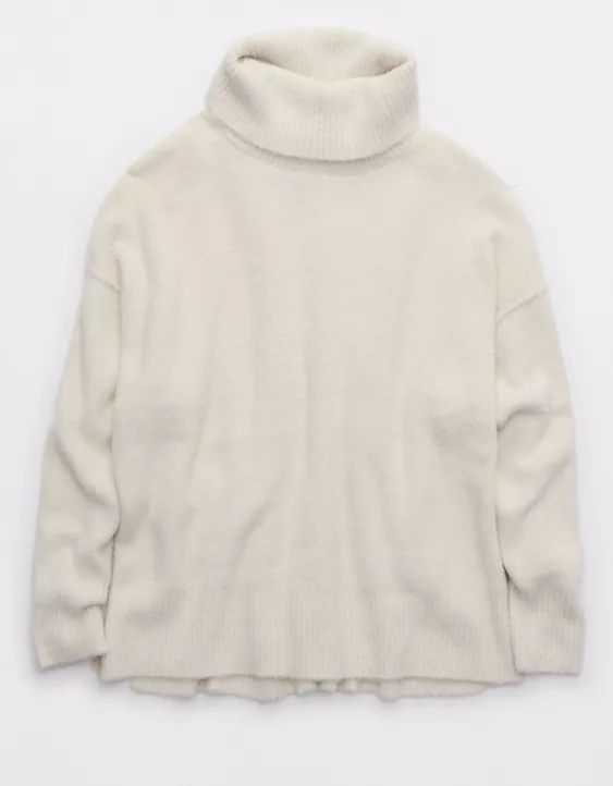 Aerie Buttercream Turtleneck Sweater | Aerie