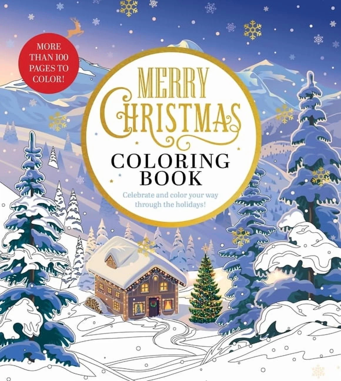 Chartwell Coloring Books Merry Christmas Coloring Book: Celebrate and Color Your Way Through the ... | Walmart (US)