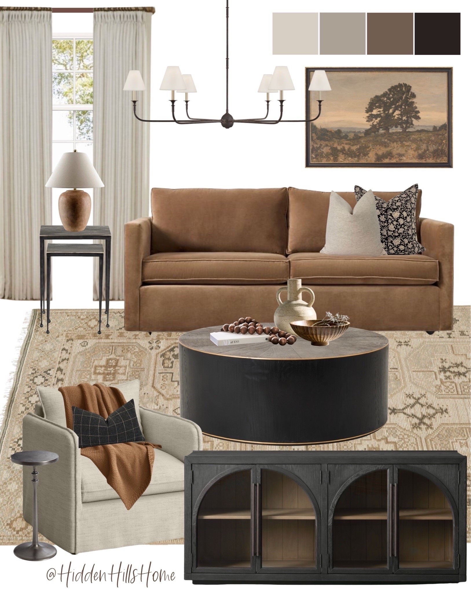 Cozy living room decor, living room mood board, home decor ideas, coffee table, moody living room, family room design #livingroom

#LTKHome #LTKSeasonal #LTKSaleAlert