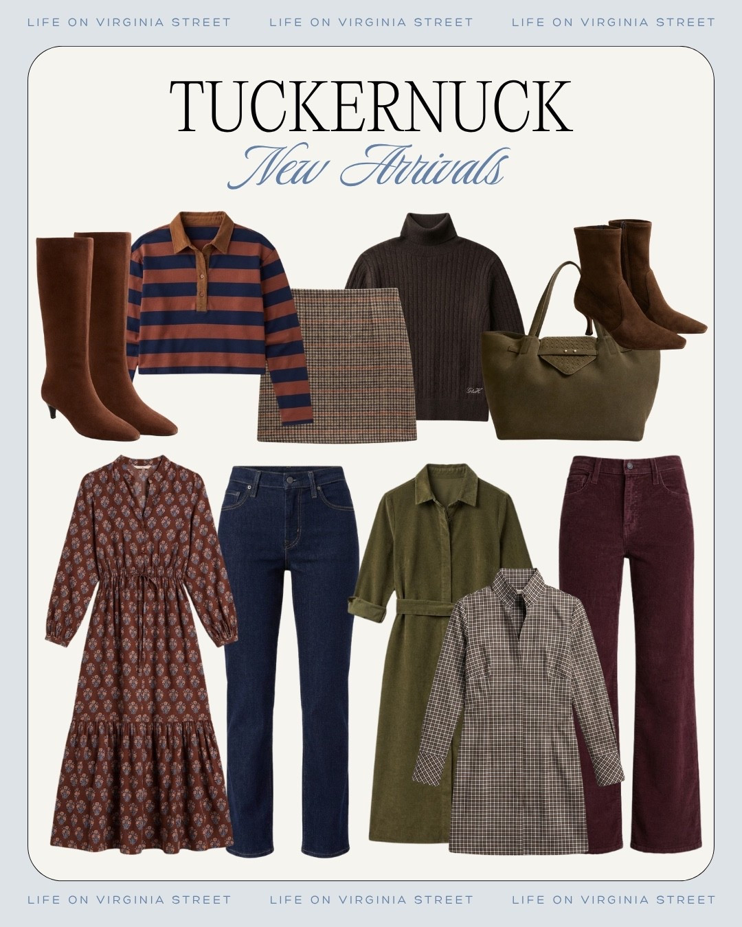 Tuckernuck new arrivals 😍

Tuckernuck new arrivals, Tuckernuck fall new arrivals, Tuckernuck fall fashion, Tuckernuck clothing, Tuckernuck fall outfits, Tuckernuck dresses, Tuckernuck sweaters, Tuckernuck jackets, Tuckernuck tops, Tuckernuck pants, Tuckernuck skirts, Tuckernuck shoes, fall new arrivals, fall fashion 2026, fall outfit ideas, fall fashion finds, fall wardrobe essentials, fall capsule wardrobe, classic fall outfits, preppy fall outfits, fall dresses, fall midi dresses, fall maxi dresses, fall wedding guest dresses, fall work dresses, shirt dresses, sweater dresses, printed dresses, fall sweaters, cardigan sweaters, cashmere sweaters, striped sweaters, fall jackets, barn jackets, suede jackets, tweed jackets, blazers, fall jeans, wide leg jeans, dark wash jeans, tailored trousers, wide leg trousers, midi skirts, fall matching sets, fall workwear, business casual outfits, loafers, ballet flats, knee high boots, suede handbags, fall accessories, chocolate brown outfits, burgundy outfits, classic preppy style, fall fashion trends 2026