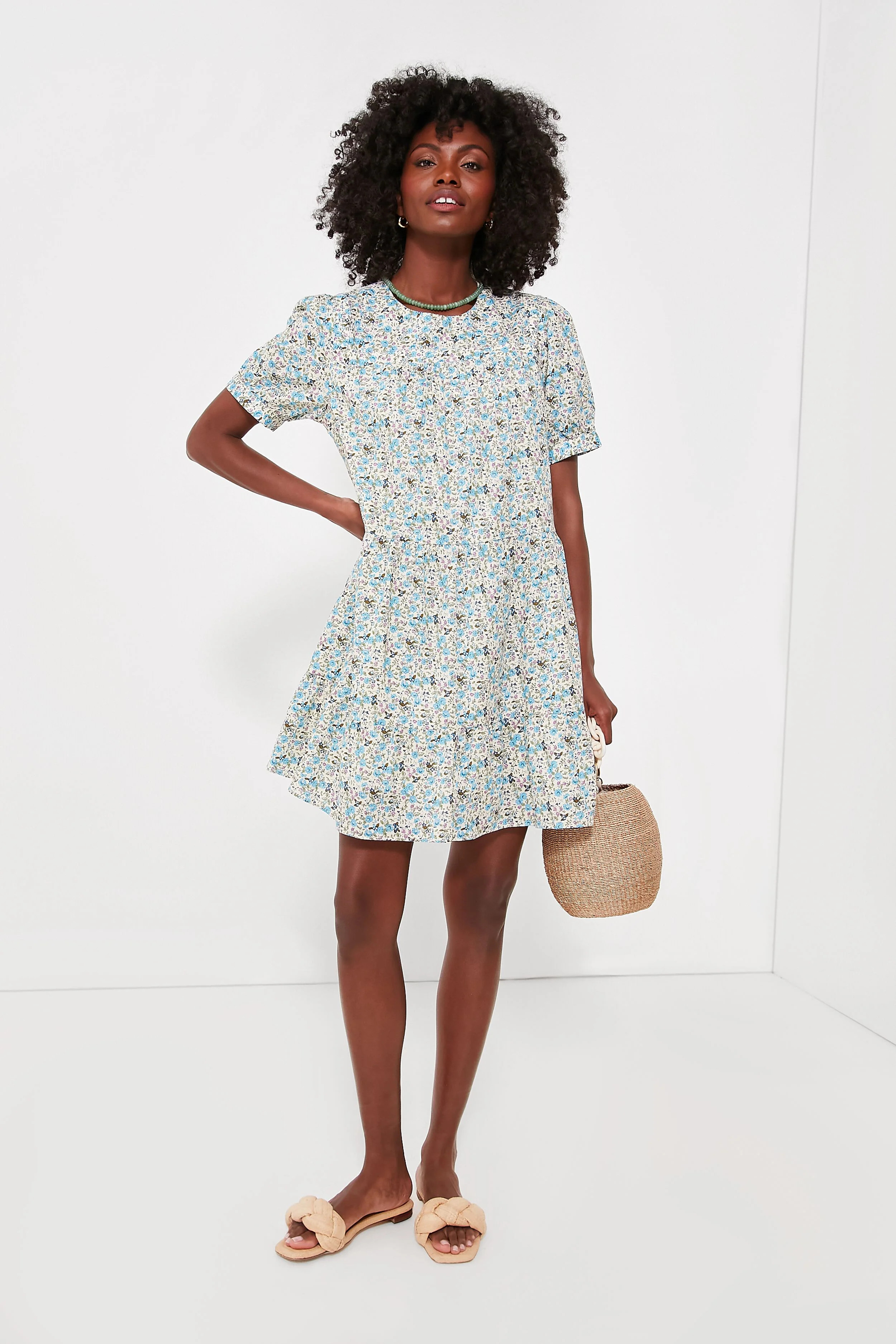 Blue Floral Quinn Dress | Tuckernuck (US)