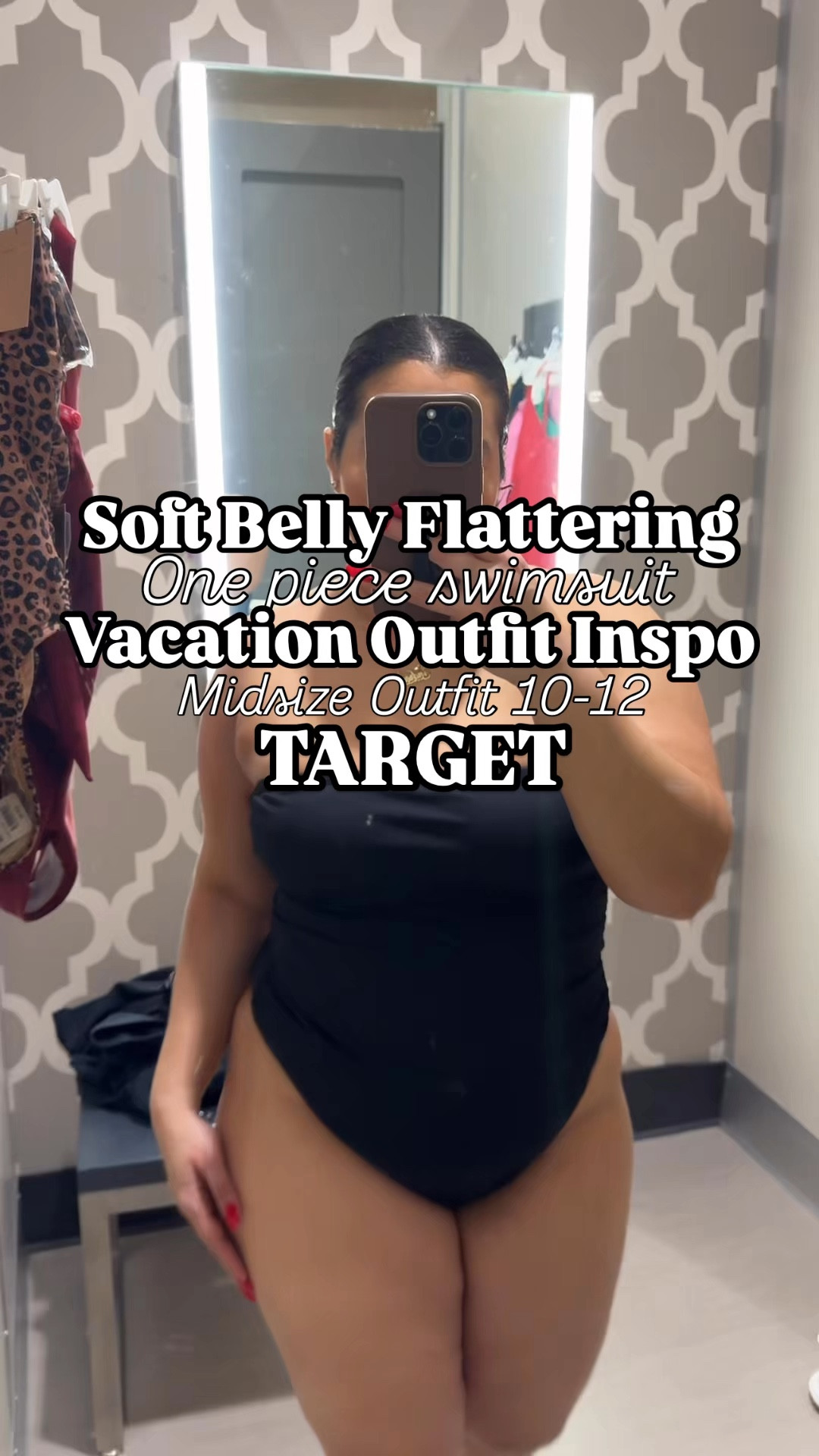 Vacation outfit 
Vacation swimsuit 
Resort wear 
Resort outfit 
Target swimsuit 
Midsize outfit 
Midsize style 
Curvy outfit 
Tummy control swimsuit 
One piece bathing suit 
Summer outfit 
Swim cover up 
Pool outfit 
Pool cover up 
Beach outfit 
Watch now 

All the swimsuits are size large except for the first one (tube top), and the dark green one. Both of those are size medium. 

Loving how these all fit and it was giving all the vacation inspo that I needed.

#LTKSwim #LTKMidsize #LTKWatchNow