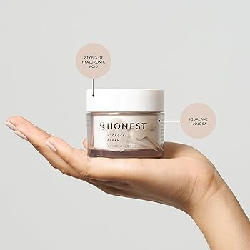 Amazon.com: Honest Beauty Hydrogel Cream with Hyaluronic Acid, Jojoba, + Squalane | Oil Free, Lig... | Amazon (US)