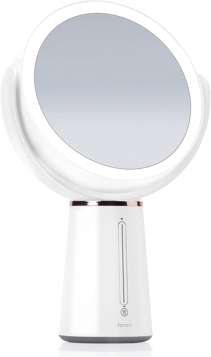 Fancii LED Lighted Magnifying Makeup Mirror with Double-Sided 1x/ 10x Magnification, Rechargeable... | Amazon (US)