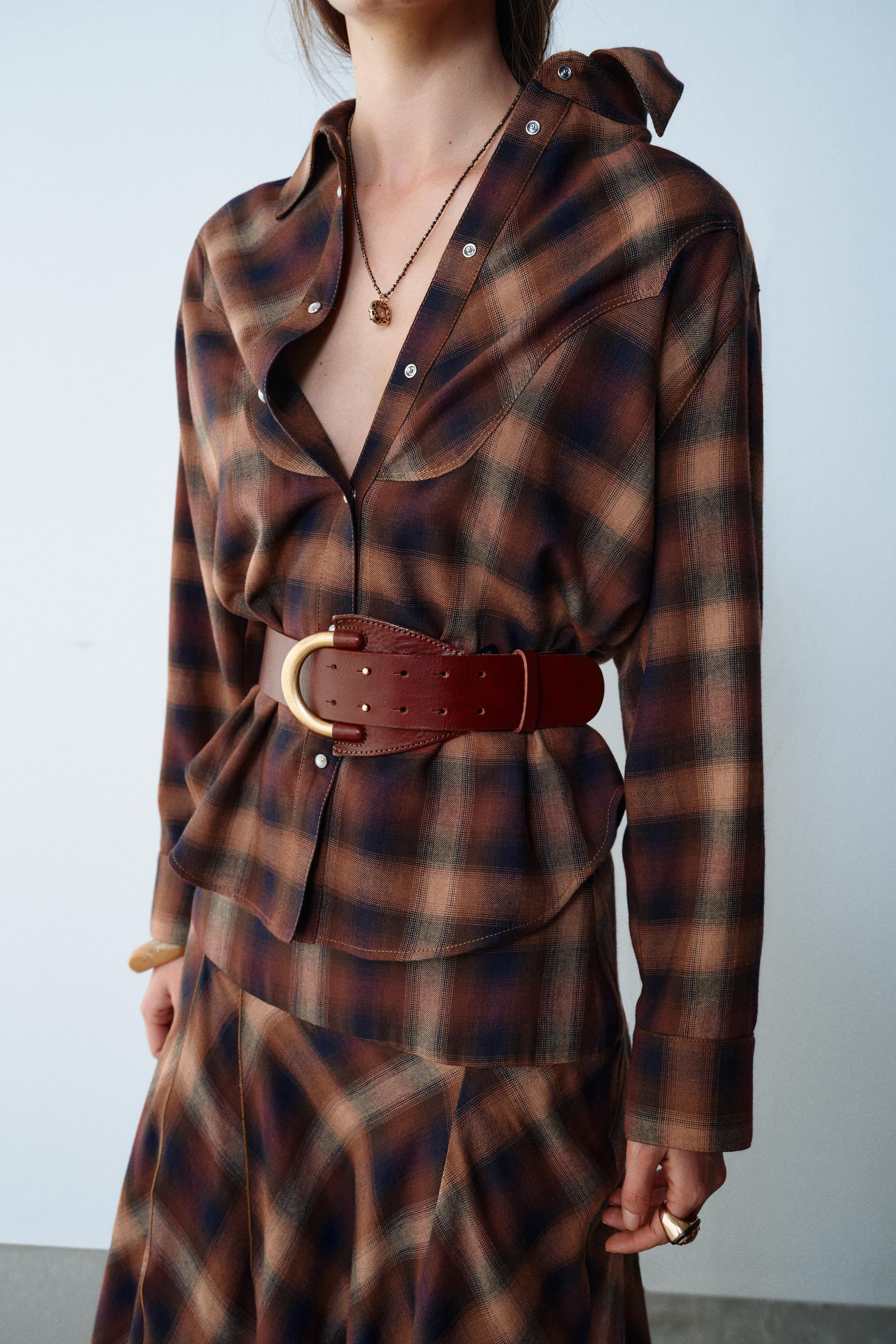 CHECKED SHIRT | Zara US