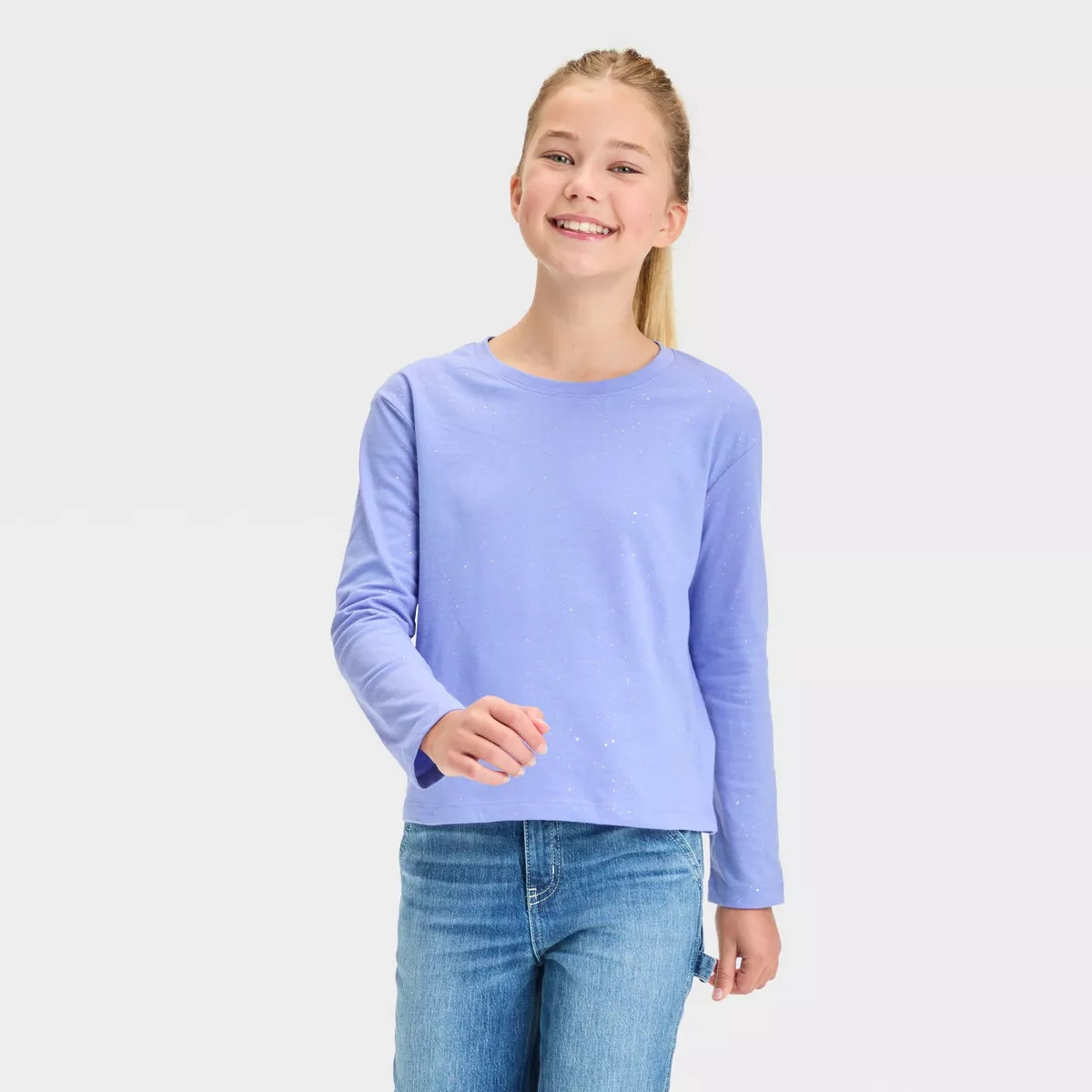 Girls' Long Sleeve T-Shirt - Cat & Jack™ | Target