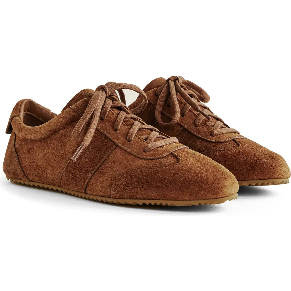 Reformation Terra Sneaker in Rum Suede at Nordstrom, Size 10.5 | Nordstrom