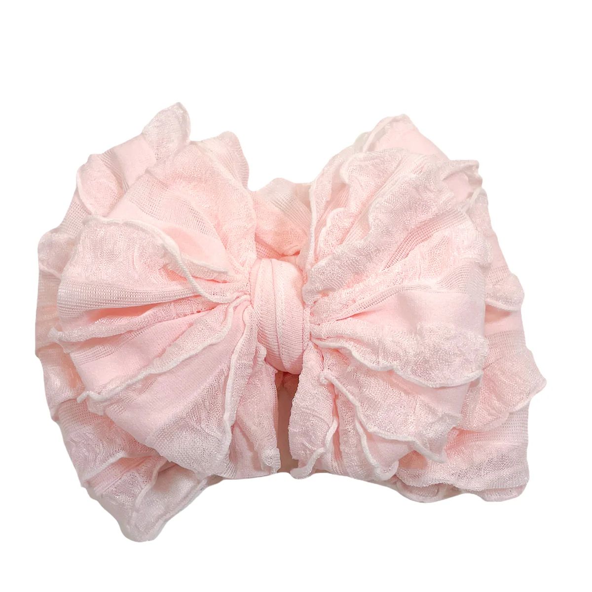 Ruffled Headband- Sweet Pink | Rockin Royalty