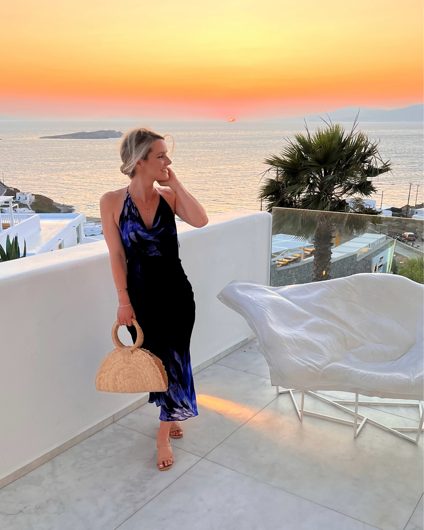 One of my favorite dresses to wear in Greece - so easy to style & currently on sale! #statementdress #greeceoutfit #vacationoutfit #vacationstyle 

#LTKsale #LTKFashionMonth #LTKdresses