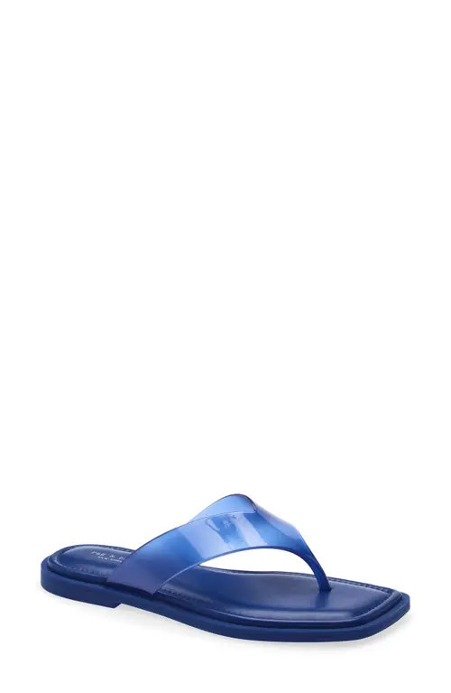 rag & bone Gracie Jelly Flip Flop in Deep Blue at Nordstrom, Size 7.5Us | Nordstrom