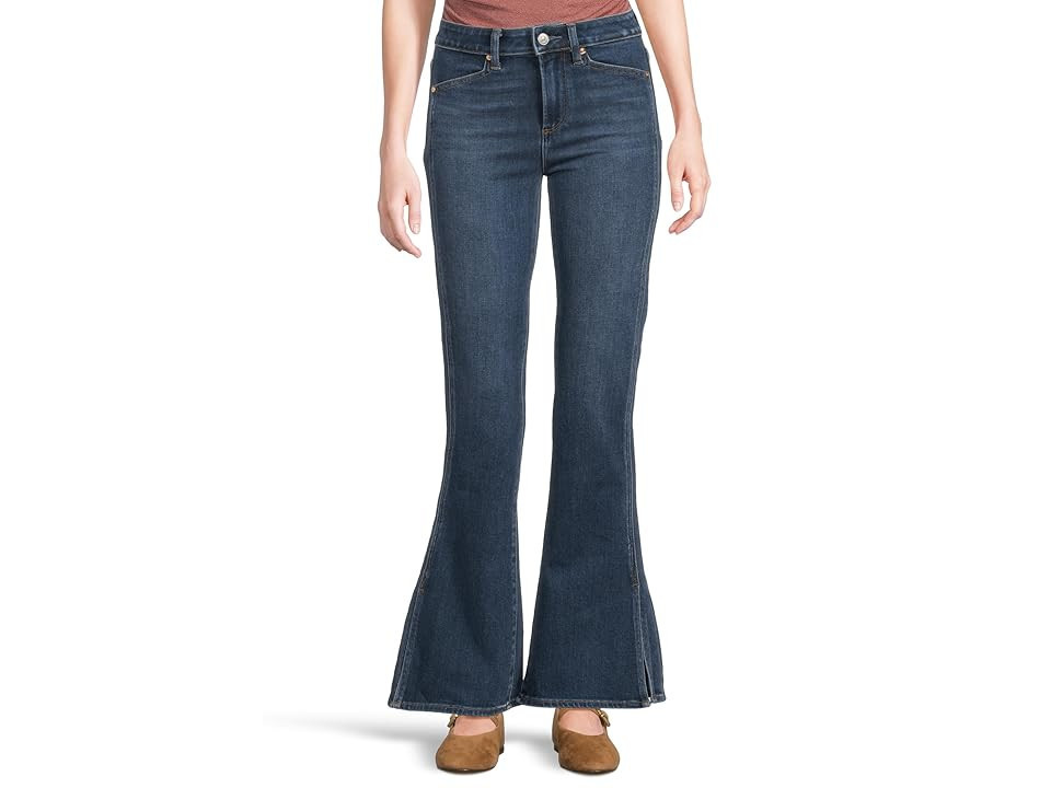 Paige Hr Laurel Canyon 32 W Fwd Pnl In Desolate Women's Jeans Desolate : 26 32, Cotton/Denim/Polyester | Zappos