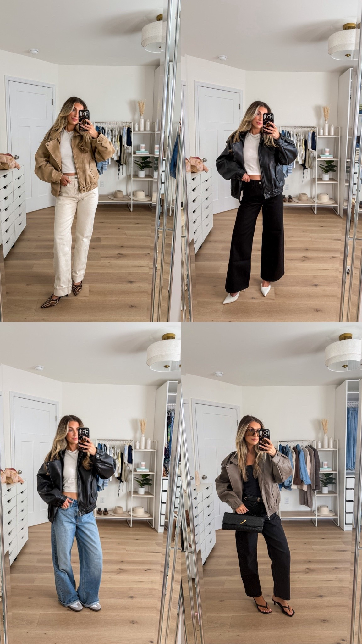 The BEST bomber jacket!!!! Just came out in new colors 😍 size xxs and xs — it’s an oversized fit!