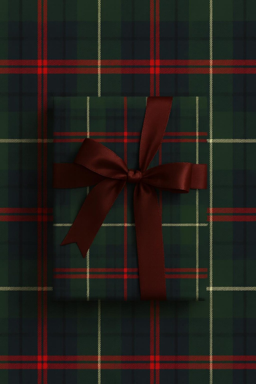 Classic Tartan Christmas Wrapping Paper Roll | Plaid Gift Wrap | Ralph Lauren Inspired Holiday Gi... | Etsy (US)