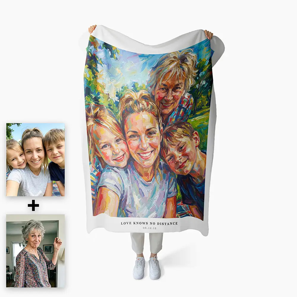 All of Us Here - Custom Memorial Blanket | Lime & Lou (US)