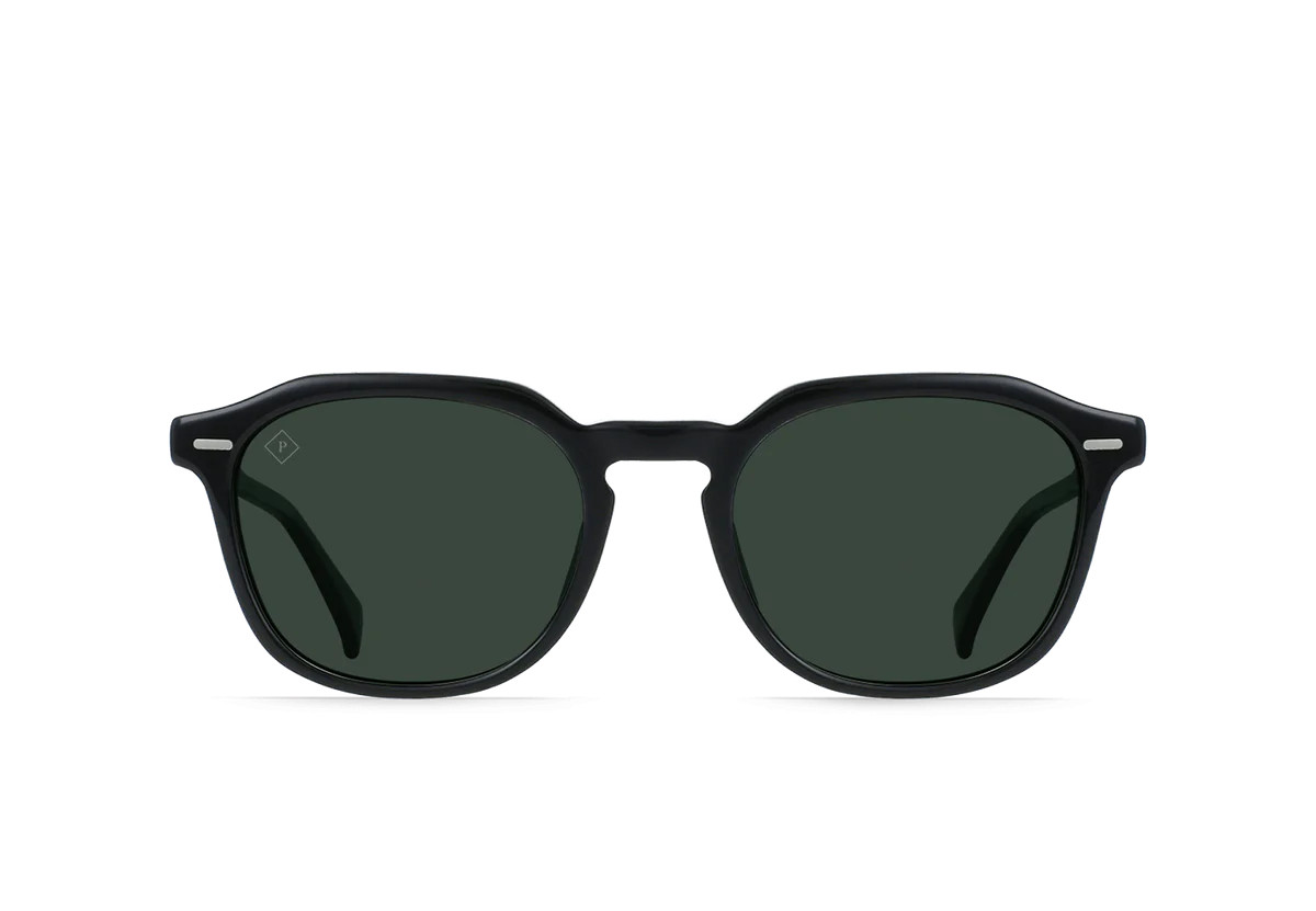 CLYVE-Crystal Black / Green Polarized-52 | RAEN