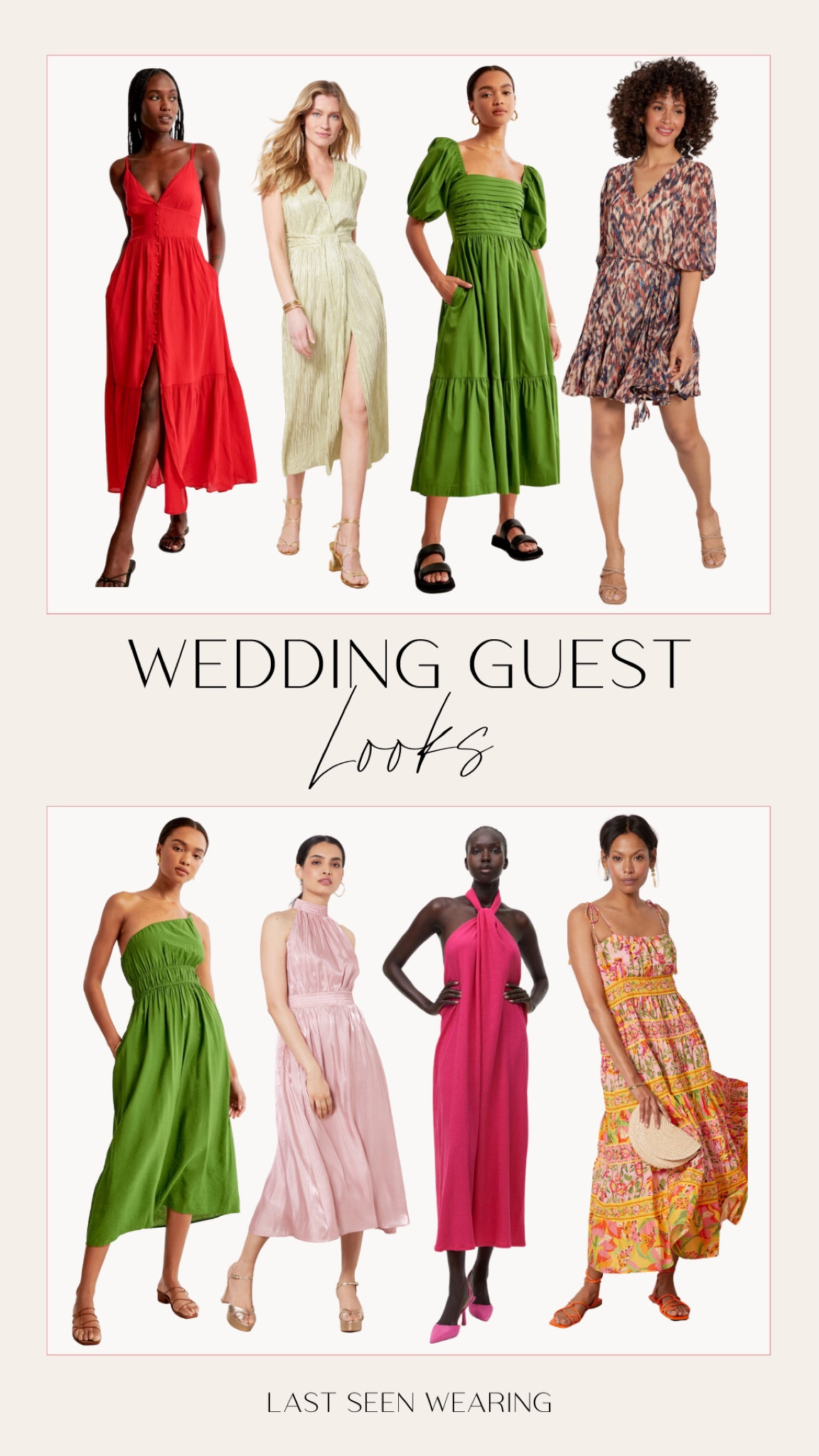 Wedding guest looks for Spring

Wedding guest dress options
Dresses for occasions 
Spring dress finds 


#LTKFind #LTKunder100 #LTKstyletip