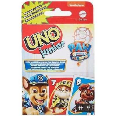 Mattel UNO Card Game - Junior Paw Patrol The Movie | Target