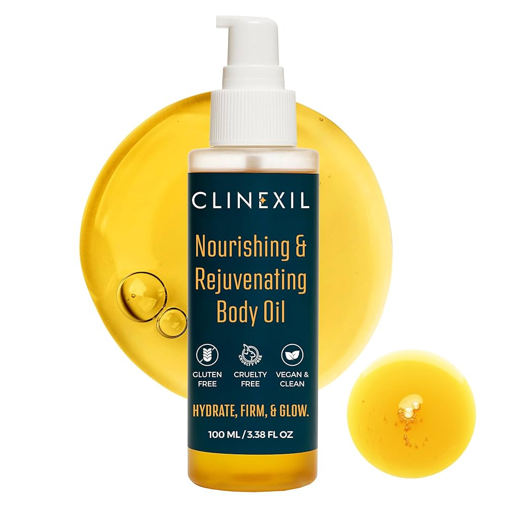 After Shower Body Oil for Women- Hydrating & Firming Natural Moisturizer for Dry Skin-Cold Presse... | Amazon (US)