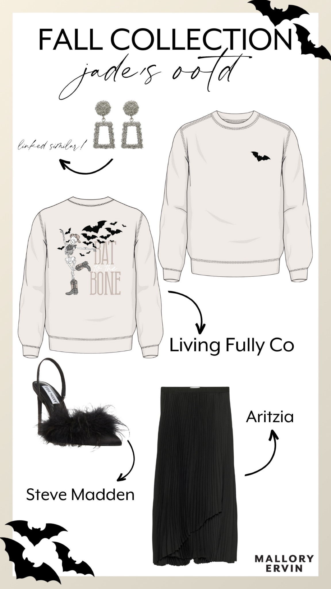 Jade’s Bat To The Bone OOTD 🖤🦇.

#LTKSeasonal #LTKBeauty #LTKStyleTip