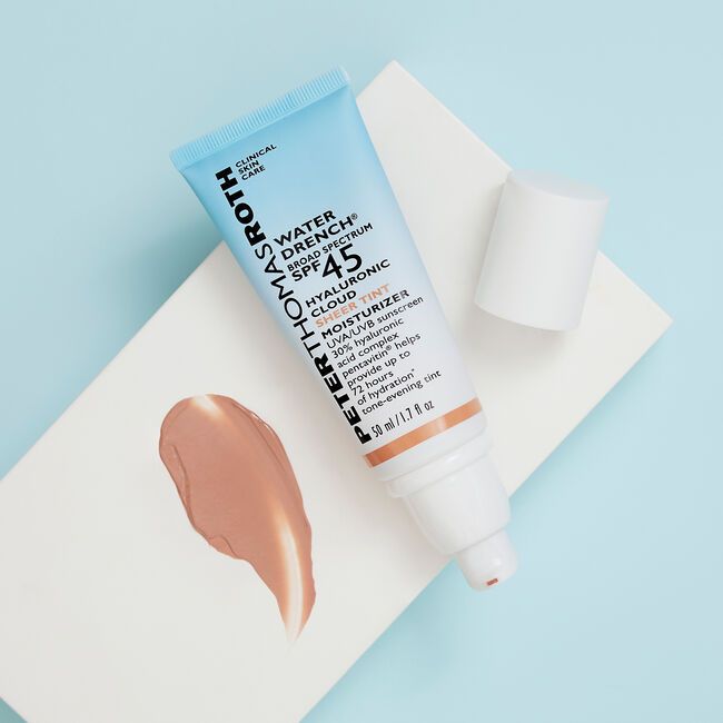 Water Drench Broad Spectrum SPF 45 Hyaluronic Cloud Sheer Tint Moisturizer | Peter Thomas Roth Labs