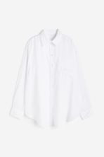 Oversized linen shirt | H&M (UK, MY, IN, SG, PH, TW, HK)