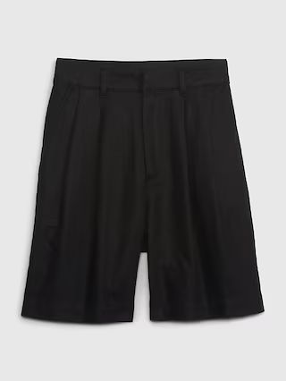 Pleated Linen Bermuda Shorts | Gap (US)
