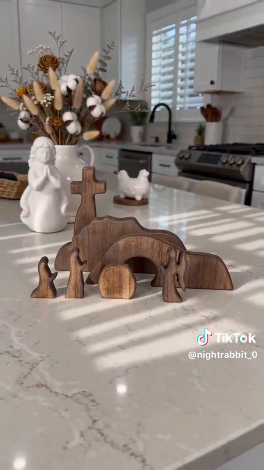 Celebrate the true meaning of Easter with this beautifully handcrafted Empty Tomb Easter scene by Nerosun. Featuring a minimalist wooden design with the cross, tomb, and symbolic resurrection scene, this piece is perfect for faith-filled home décor. Its natural wood finish adds a warm, rustic touch to mantels, shelves, or tabletop displays. A meaningful reminder of hope, renewal, and the risen Savior, this Christian Easter decoration also makes a thoughtful gift for loved ones ✝️🌿

#LTKHome #LTKSeasonal