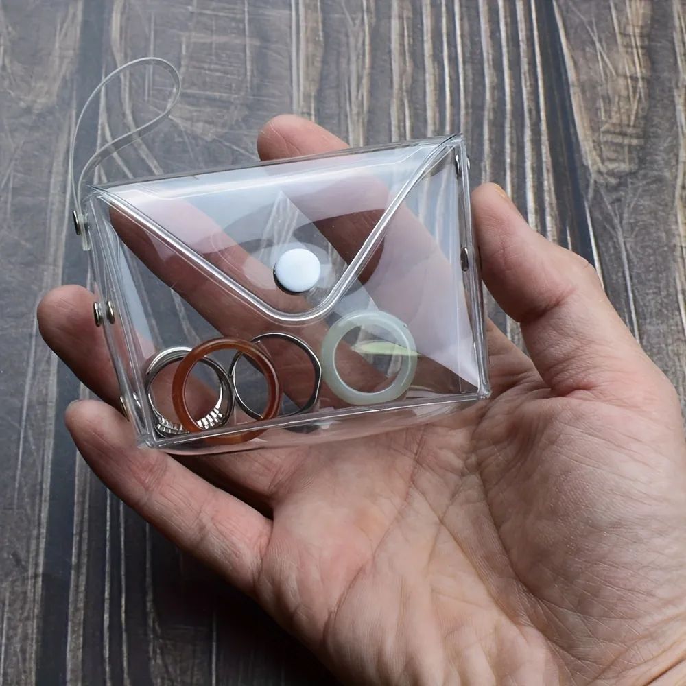 1pc Small Transparent Plastic Snap Coin Purse Simple Multifunctional Wallet Portable Home Travel ... | Temu Affiliate Program