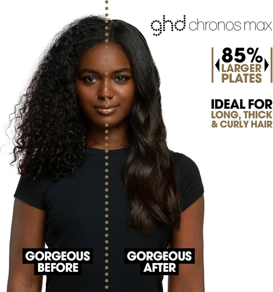ghd Chronos Hair Straightener & Styler, 3X Faster, One-Stroke Styling | Amazon (UK)